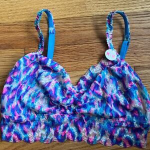 Victoria’s Secret PINK Lace Bralette Size Medium Multicolor